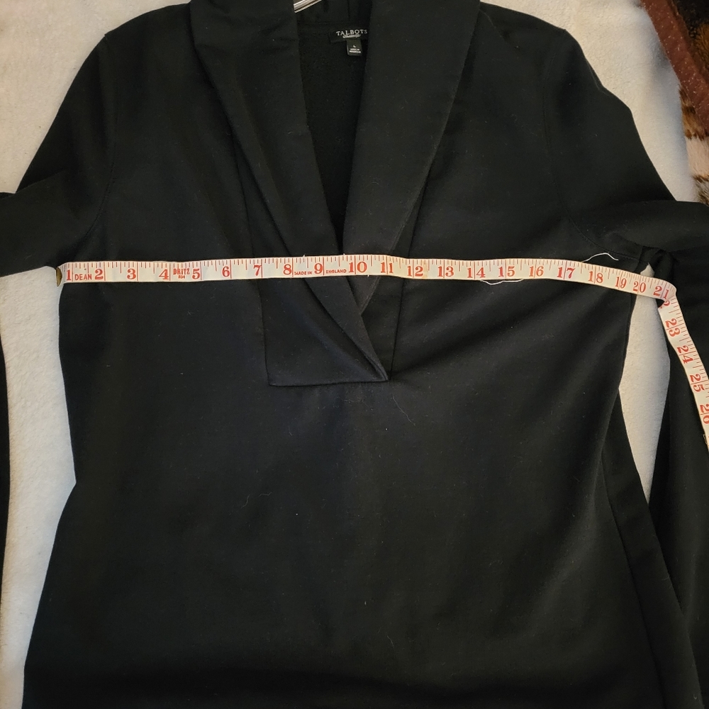 Talbots Black Sweatshirt - Picture 5 of 5